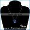 For Birthstone Genuine Natrural Gemstone Agate Druzy Stone Pendant Necklace