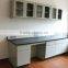 very cheap price steel lab furniture side table work table with reagent rack