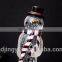 PVC Big Transparent and Black Hat of Snowman for Table Decoration