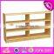 High quality kids preschool furniture natural wood storage furniture W08C203