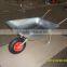 4 CU.FT Russia dual wheels galvanised tray wheelbarrow