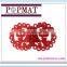 High quality heat insulation beer clear glass coaster