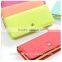 2015 new style fashion cheap leather ladies moon wallets