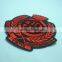 Custom cheaper high quality recycled embroidery patch for garments hats