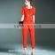 new model ladies red fashion office pants customized factory price