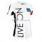 China cheap wholesale sublimation print dry fit running shirt