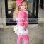 Wholesale cheap baby clothes boutique baby ruffle shorts and icing jogging pants