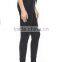 Fashion cultivate one's morality Button placket sweatpants with rib bottom and elastic waistline