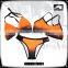 Hot sale womens swimwear custom design three-piece sexy bikini