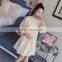 2017 Korean new fashion spring lady dress plus size maternity dress for office