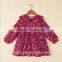 Winter Kids Frozen Dress Modern Dress for Cute Girls Small Floral Skirt
