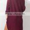 EY0901S knitted Irregular hem long sleeve ladies new design t shirt