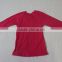 Baby Girls Summer Plain Ruffle Shirt Top With Pocket Wholesale Fashion Teen Girls Cotton Shirt Boutique