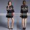 OEM fashion latest ladies summer embriodery dress , women wholesale cotton dress