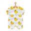 Wholesale Baby Cotton Rompers Cute Printed Short Sleeve Baby Onesie