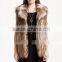 Europe and the United States the new imitation raccoon fur fur vest special women's new long faux fox fur vest