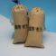 reusable drawstring gift pouch Linen Burlap Pouch