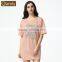 Qianxiu Branded Printed Printed Long Sexy Cotton Nightgown