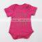 Summer 13 Colors Solid Color Gold Stamp Letters Designs Toddler Rompers For 0-24 Months In Stock