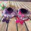 Flower Printing Woven Halloween Dress Up Skirt for Baby Girl