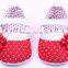 Spring&Autumn Polka Dot Flower Soft Sole Infant Baby Shoes