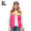 Fashion men windbreaker sleeveless jacket short down vest for winter