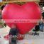 red color large inflatable heart