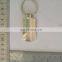 Custom Made Metal Keychain With Sticker Epxoy Logo Dent