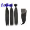 4*4 free Part 3 tone color Closure Hair Pieces kinky curly virgin human hair lace closure