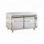 147L Commercial Small Single Glass Door Under Counter Refrigerator
