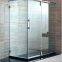 Tempered glass shower partition