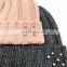 Knitted beanie hat Wholesale Cheap Plain Beanies Custom Unisex Knit Winter