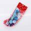 HQP-WJ116 HongQiang Pet Products Christmas set PE socks shape packaging Christmas color