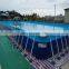 Adults And Kids Water Park Inflatable Above Ground Rectangular Metal Framed Swimming Pool On Sale