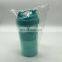 Wholesale Customized Two-layer Green Plastic  GYM Shake Drink Water Bottle