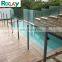 Rocky side mounted stair tempered glass railing balustrade
