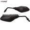 Universal  7/8'' 22mm handlebar black color chrome motorcycle BAJAJ DISCOVER 125ST racing wing rear view mirror
