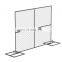 H 6 ft  * L 8.5 ft  Chain link Temporary Fence Without Slats, with 2-1/4 in squares