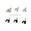 Plastic Round Adjustable Cable Clips Plastic Cable Clip With Steel Nail Plastic Wall Cable Clip