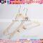 YY0518 high end women clothes flat wooden hanger suit hanger with metal clips                        
                                                                                Supplier's Choice