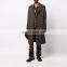 2021 OEM western style design fashion elegant long winter custom wool coat for men