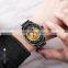 Skmei M025 mechanical transparent movement luxury waterproof automatic wrist watch mens