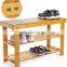 Shoe Rack Bamboo Wood Shoe Rack Standing Shoe Shelf Storage Organizer