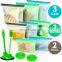 Cheap hot sale reusable washable food preservation silicon bag