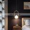 Fashion Design Indoor Home Cafe Restaurant Decoration Modern Glass Led Pendant Light