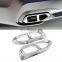 2pcs Exhaust Cover Trim For BMW 7 Series G11 G12 730 740 750li 2016 2017 Car-Styling 304 Stainless Steel High Quality Accessory
