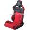 Red Sports Car Seat Adjustable cloth and pvc  racing seat with single adjustor JBR1064 Car Seat