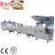 Automated Packaging Machine Nougat Bar Egg Roll Aligner Feeder Flow pack Machine