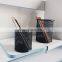 Black Perforated Metal Mesh Pen Holder Desk Organizer Pen Cup