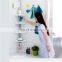 No punching shelf in balcony corner indoor special corner storage rack rotating storage rack